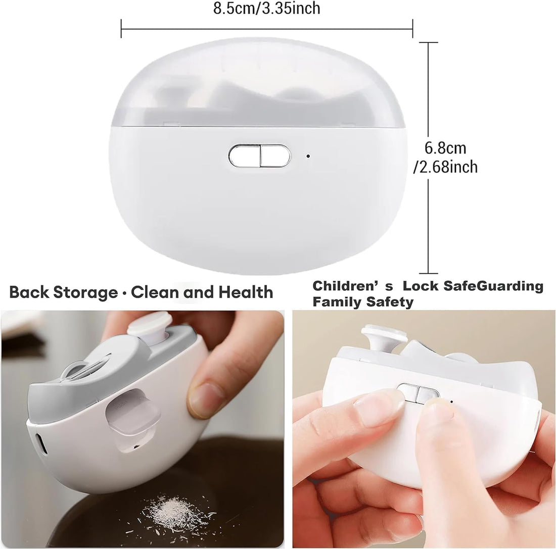 Automatic Electric Nail Clipper 2-in-1 Nail Cutting And Polishing