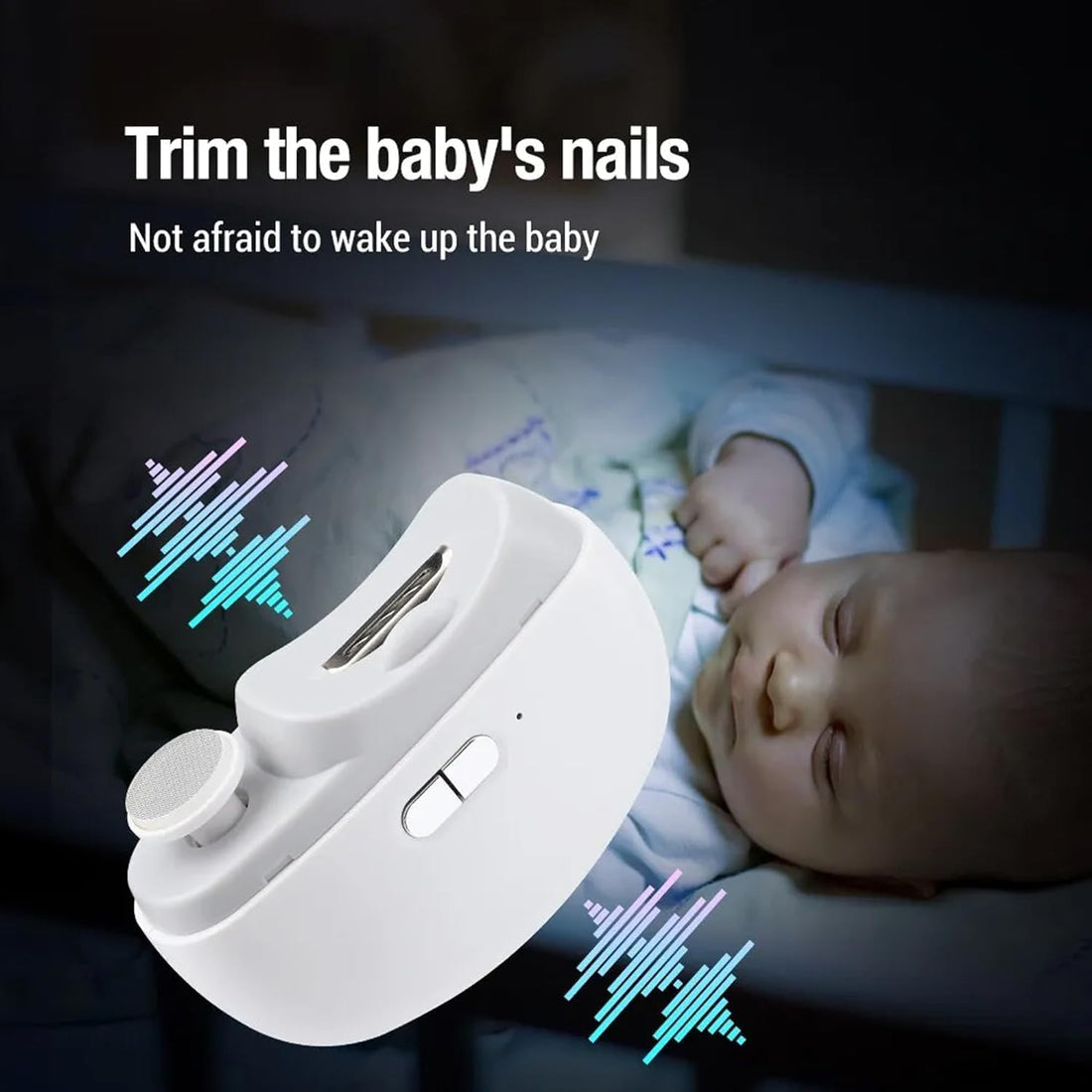 Automatic Electric Nail Clipper 2-in-1 Nail Cutting And Polishing