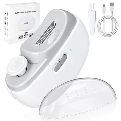 Automatic Electric Nail Clipper 2-in-1 Nail Cutting And Polishing
